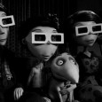 Entirely shot in black and white, Frankenweenie is a stop-motion animated film that is painstakingly made with over 200 puppets.  