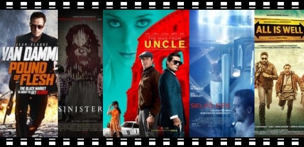 A Guy Ritchie action-comedy, a horror sequel, a sci-fi thriller, a Van Damme B-movie and a Bollywood comedy.